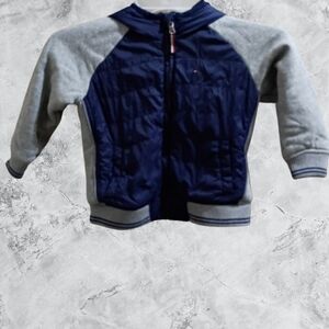Tommy Hilfiger Navy and Light Gray Jacket